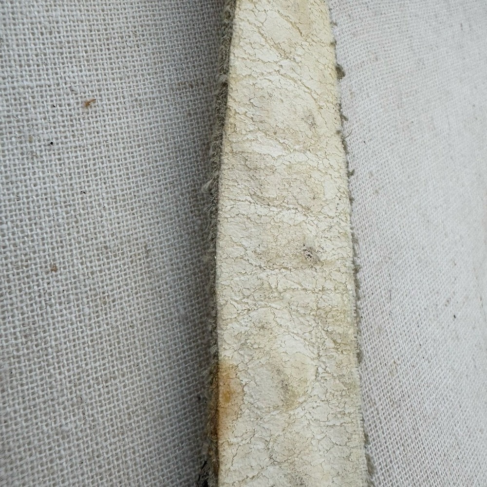 Lily Farouche Munich Vintage White Leather Studded Buffalo Nickel Western Belt - Picture 12 of 13
